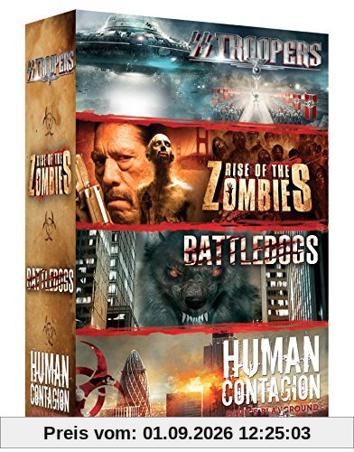 Coffret zombies : SS TROOPERS + RISE OF THE ZOMBIES + BATTLEDOGS + HUMAN CONTAGION