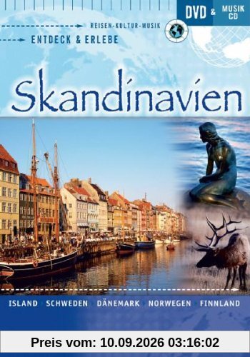 Entdeck & Erlebe Skandinavien . Island, Schweden, Dänemark, Norwegen, Finnland - DVD & CD