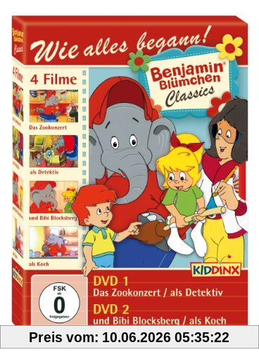 Benjamin Blümchen Classics - Das Zookonzert/Als Detektiv/Und Bibi Blocksberg/Als Koch [2 DVDs]