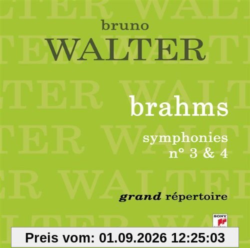 Brahms:Symphonies No.3 et No.4