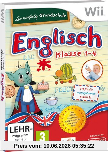 Lernerfolg Grundschule: Englisch Klasse 1 - 4 - [Nintendo Wii]