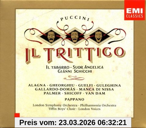 Roberto Alagna, Angela Gheorghiu Puccini - Il Trittico (Il Tabarro - Suor Angelica - Gianni Schicchi) / Alagna, Gheorghiu, Guelfi, Guleghina, Gallardo-Domas, Manca Di Nissa, Palmer,