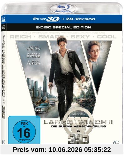 Largo Winch 2 - Die Burma-Verschwörung (inkl. 2D Version) [Blu-ray 3D] [Special Edition]