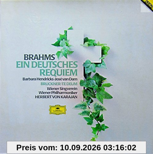 Brahms: Ein deutsches Requiem / Bruckner: Te Deum [Vinyl Schallplatte] [2 LP Box-Set]