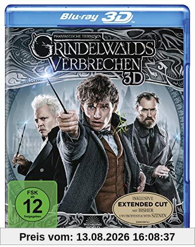 Phantastische Tierwesen: Grindelwalds Verbrechen (3D Blu-ray + 2D Extended Cut) [Blu-ray]