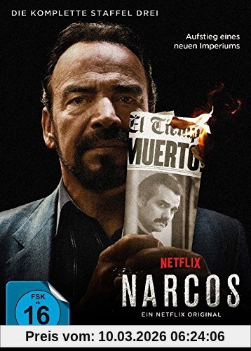 Wagner Moura Narcos - Die Komplette Staffel Drei [4 DVDs]