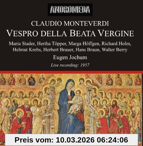 Claudio Monteverdi Vespro Della Beata Vergine