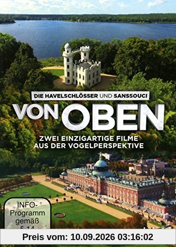 Die Havelschlösser und Sanssouci von oben
