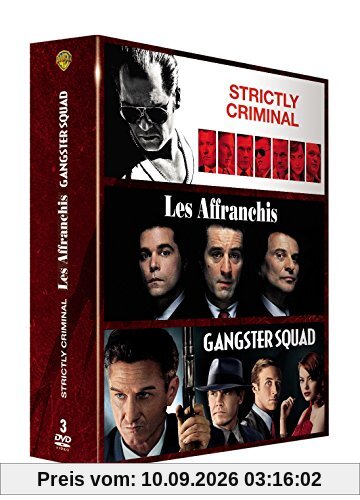 Coffret gangsters : strictly criminal ; les affranchis ; gangster squad [FR Import]