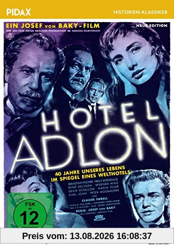 Hotel Adlon (Neue Edition) / Starbesetzter Kultfilm nach einem Drehbuch von Johannes Mario Simmel (Pidax Historien-Klassiker)