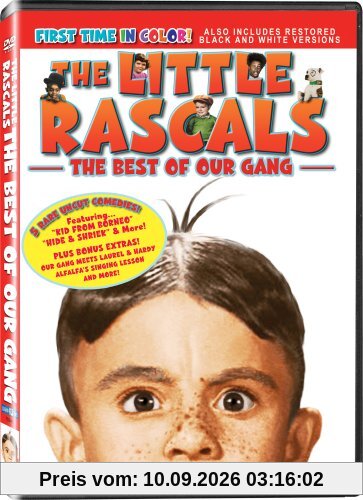 The Little Rascals in The Best of Our Gang - All of the Shorts are Now In COLOR! Also Includes the Original Black-and-White Versions which have been Beautifully Restored and Enhanced!