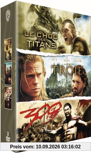 Coffret épopées : clash of titans ; 300 ; 10000 bc