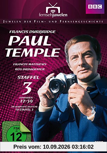 Francis Durbridge: Paul Temple - Staffel 3 - Die komplette ZDF-Fernseh-Saison 3 (Folgen 27-39) - Fernsehjuwelen [4 DVDs]