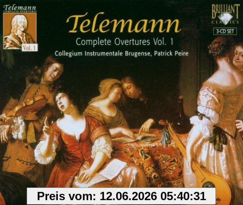 Patrick Peire Telemann Complete Overtures 1