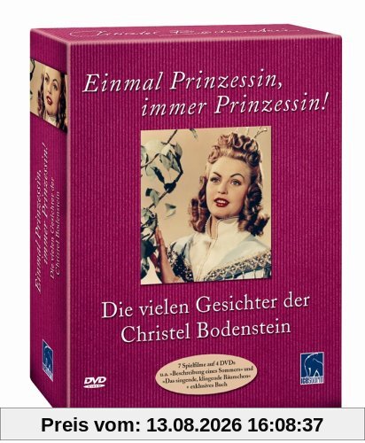 Einmal Prinzessin, immer Prinzessin - Die vielen Gesichter der Christel Bodenstein (4 DVDs + exklusives Buch)