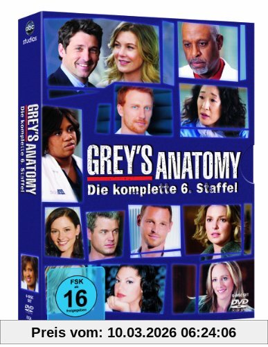 Edward Ornelas Grey's Anatomy, Die Jungen Ärzte - Die Komplette 6. Staffel [6 DVDs]