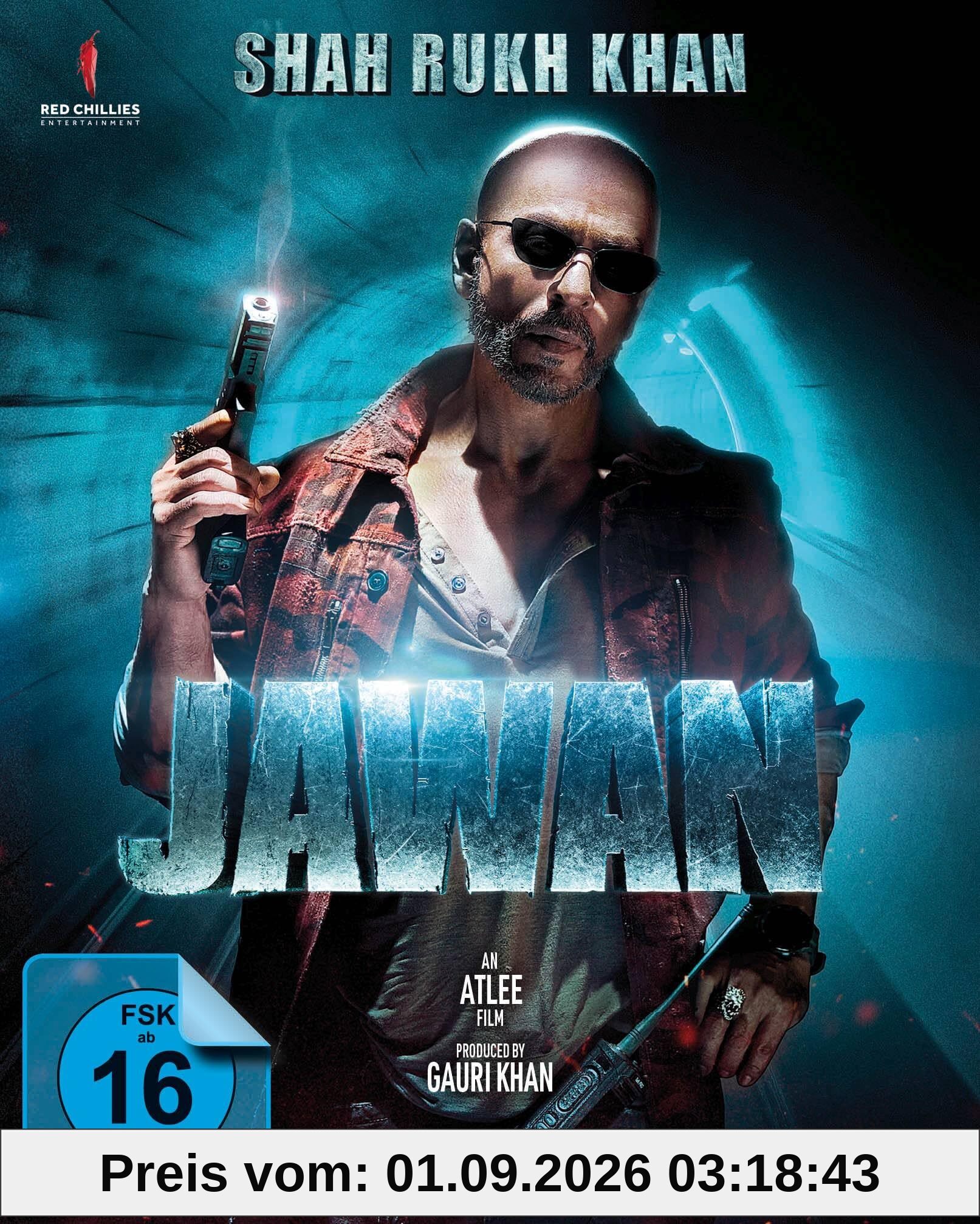 Jawan (Blu-ray + DVD) (Limited Special Edition) (inkl. Postkarten & Metall-Effekt-Aufkleber)