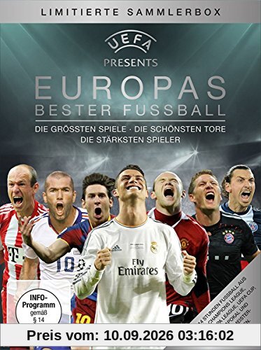 UEFA präsentiert: EUROPAS BESTER FUSSBALL - Die größten Spiele - Die schönsten Tore - Die stärksten Spieler (5-DVD-Box)