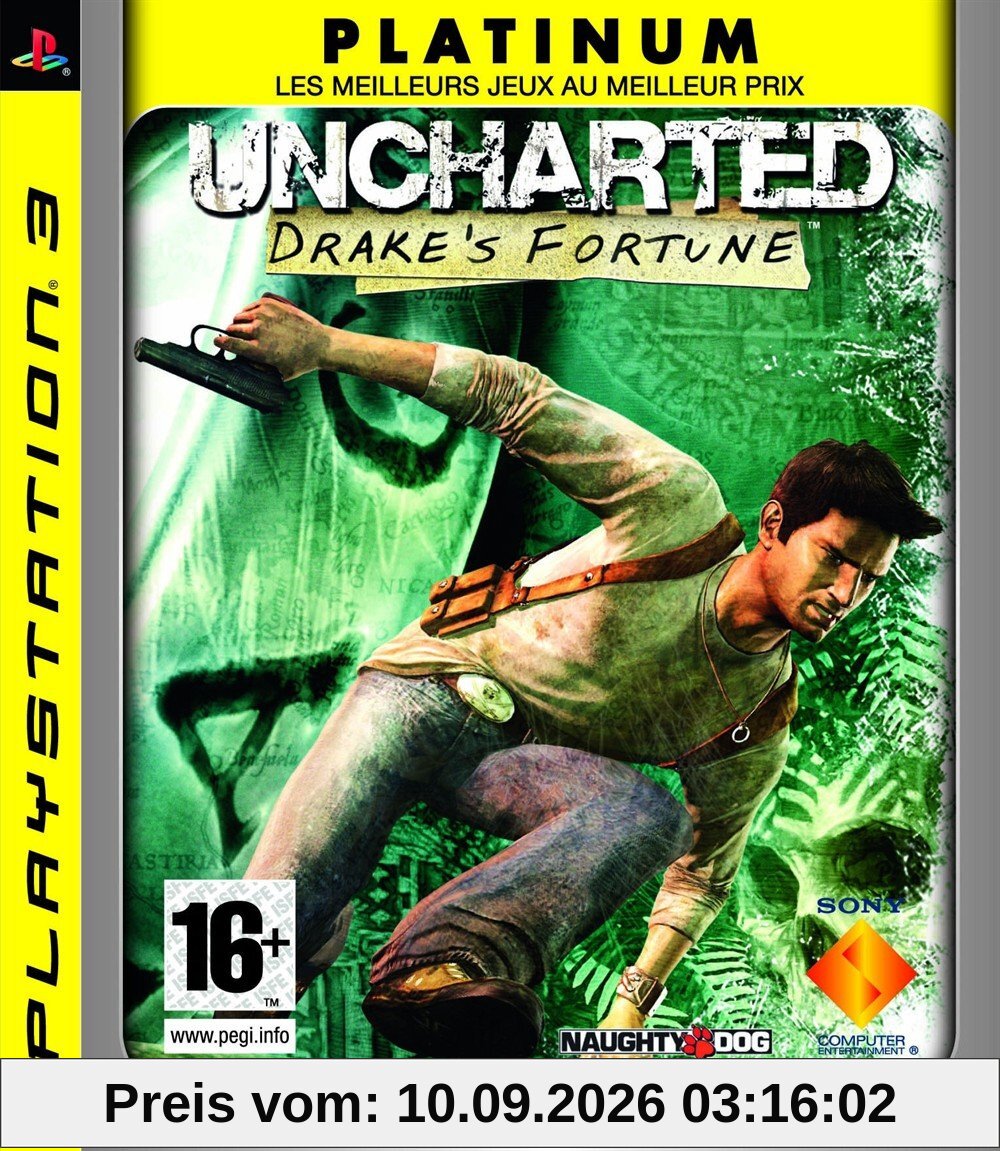 Third Party - Uncharted: Drake's Fortune - Platinum Occasion [ PS3 ] - 0711719961253