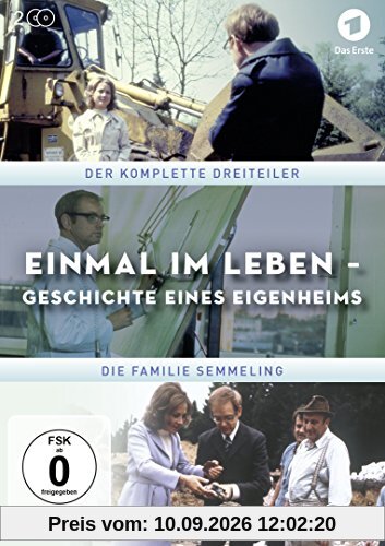 Einmal im Leben - Geschichte eines Eigenheims (Die Familie Semmeling) - Der komplette Dreiteiler [2 DVDs]