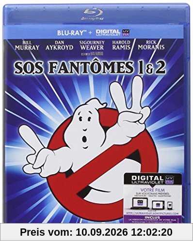 Coffret sos fantômes : sos fantômes 1 ; sos fantômes 2 [Blu-ray] [FR Import]