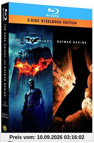 Batman - The Dark Knight/Batman Begins - Steelbook [Blu-ray]