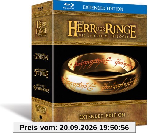 Der Herr der Ringe - Die Spielfilm Trilogie (Extended Edition) [Blu-ray]