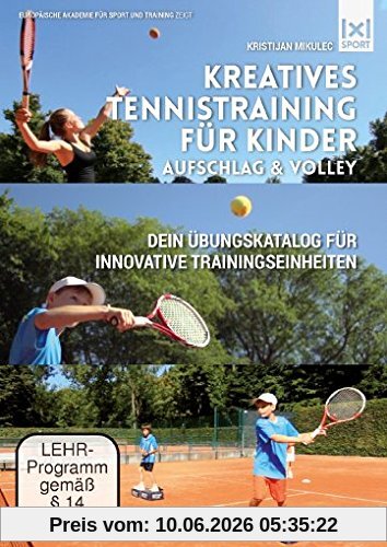 Kreatives Tennistraining für Kinder - Aufschlag & Volley