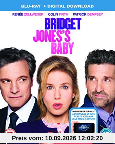 Bridget Jones's Baby (Blu-ray + Digital Download) [2016] UK-Import, Sprache-Englisch