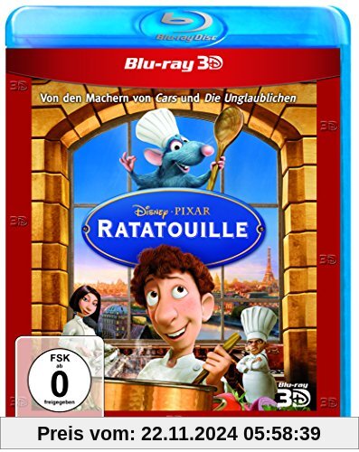 Ratatouille - 3D Superset (3D BD + 2D BD) [3D Blu-ray]