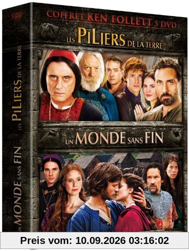 Coffret ken follett : les piliers de la terre ; un monde sans fin [FR Import]