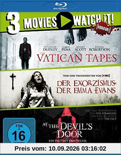 Der Exorzismus der Emma Evans/The Vatican Tapes/At the Devil's Door (3 BRs) [Blu-ray]