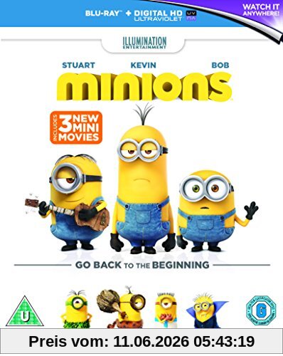 unbekannt Minions [Blu-ray] [2015 Uk-Import, Sprache, Englisch.