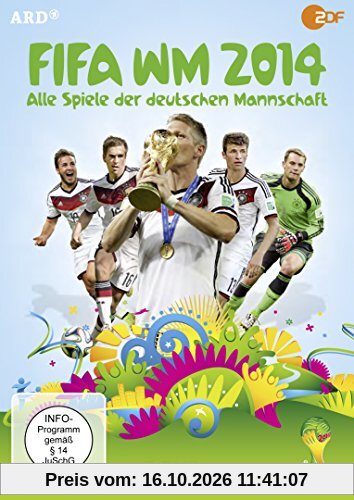 FIFA WM 2014 - Alle Spiele der deutschen Mannschaft [7 DVDs]