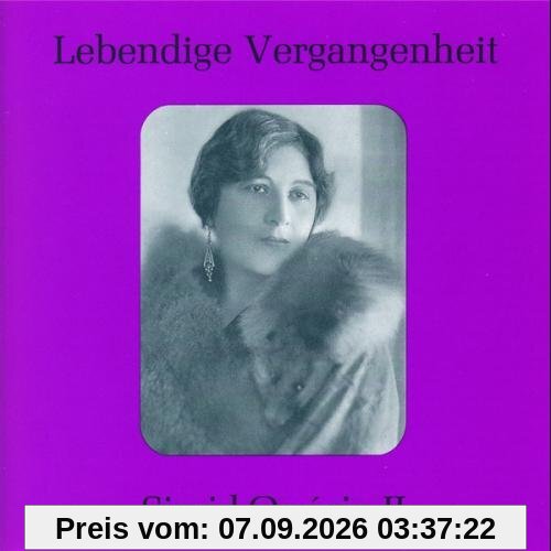 Lebendige Vergangenheit - Sigrid Onegin (Vol. 2)