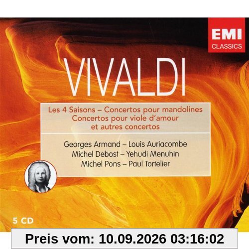 Les 4 Saisons - Concertos Pour Mandolines - Concertos Pour Viole D'Amour (Coffret 5 CD)