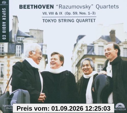 Razumovsky Quartets Op.59,1-3