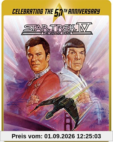 Star Trek 4 - The Voyage Home (Limited Edition 50th Anniversary Steelbook) [Blu-ray] [2015] UK-Import, Sprache-Deutsch, Englisch...