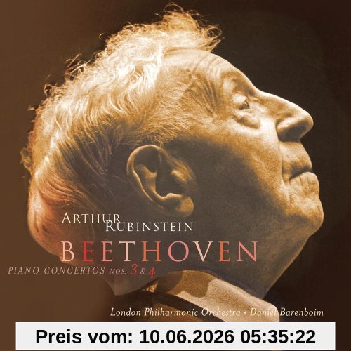 The Rubinstein Collection Vol. 78 (Beethoven: Klavierkonzerte Nr. 3-4)
