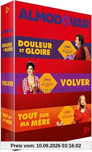 Coffret almodovar 3 films : douleur et gloire ; tout sur ma mère ; volver [FR Import]