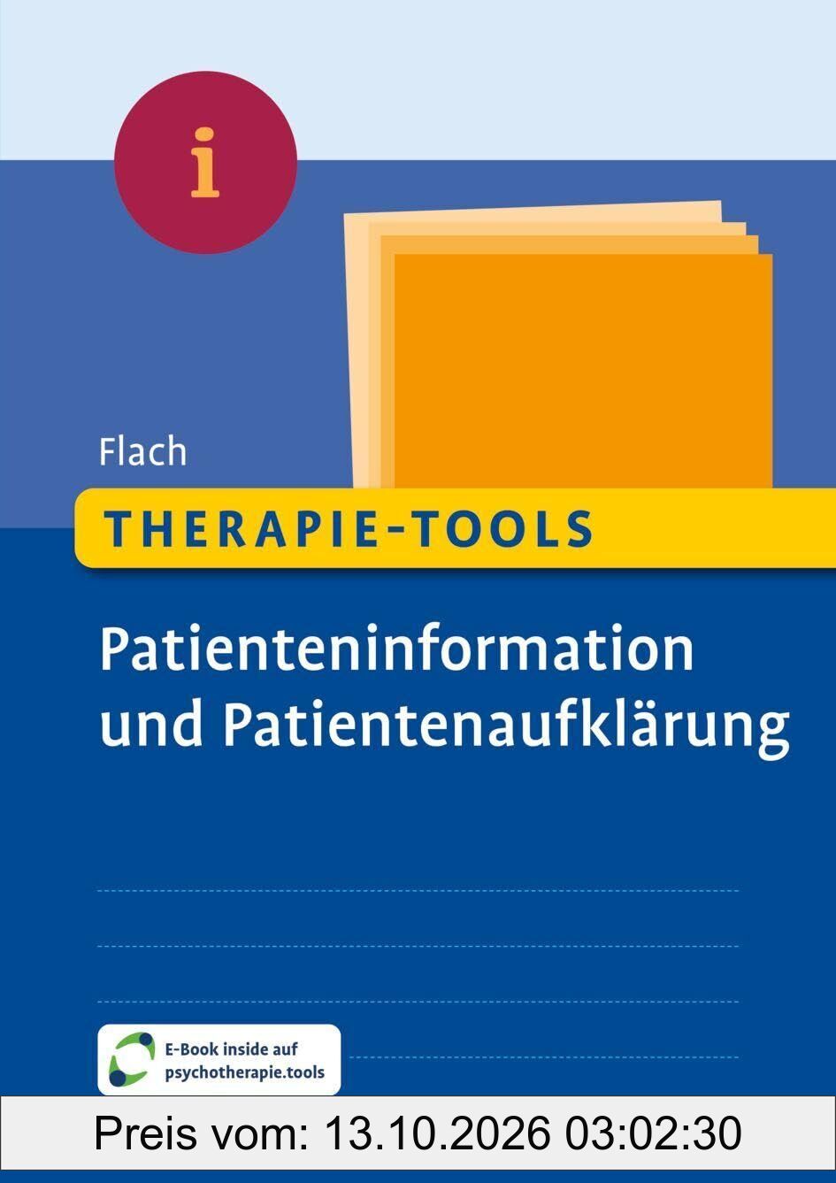 Therapie-Tools Patienteninformation und Patientenaufklärung
