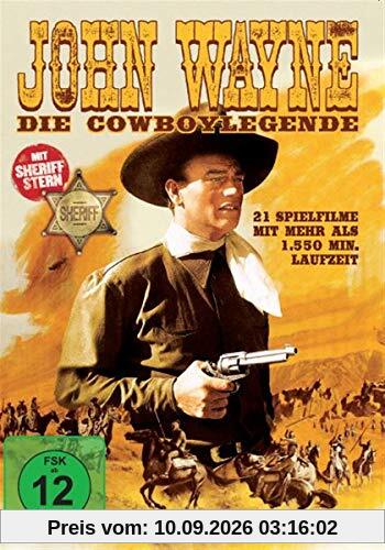 John Wayne - Die Cowboylegende - 21 Spielfilme auf 8DVDs & Sheriff Stern
