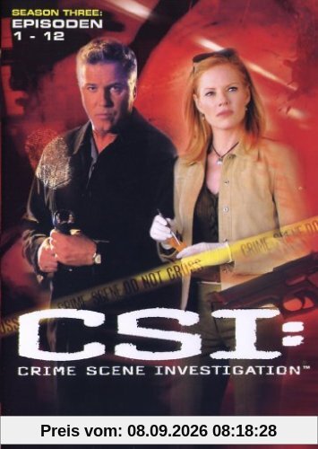 CSI: Crime Scene Investigation - Season 3.1 (Amaray) [3 DVDs]