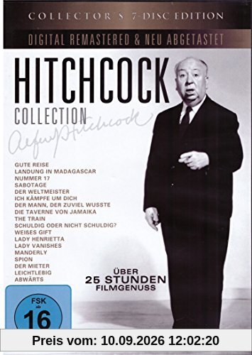 Alfred Hitchcock Collection ( 18 Meisterwerke des großen Alfred Hitchcock ) [Digital Remastered & Neu Abgetastet] [7 DVDs]
