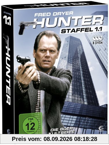 Hunter - Gnadenlose Jagd (Staffel 1.1 auf 3 DVDs im Digipack mit Schuber plus Episodenguide)