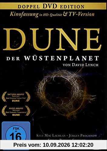 DUNE DER WÜSTENPLANET - Doppel DVD Edition ( Kinofassung in HD-Qualität & TV-Version )