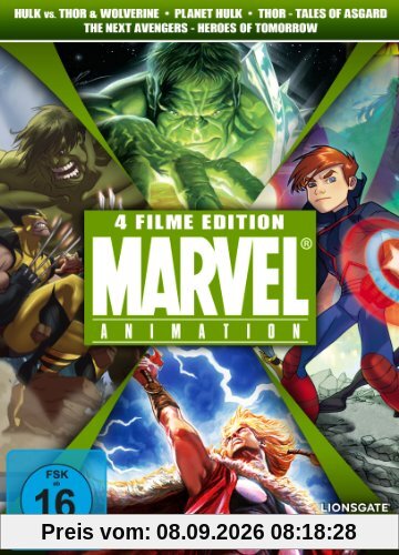Marvel Animation Vol. 2 (Hulk vs. Thor & Wolverine, The Next Avengers, Planet Hulk & Thor - Tales of Asgard) [4 DVDs]