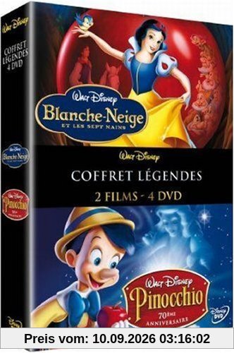 Coffret Blanche neige et les sept nains / Pinocchio [FR Import]