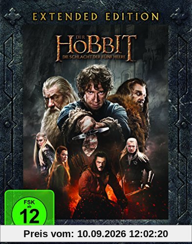 Der Hobbit 3 - Die Schlacht der fünf Heere - Extended Edition (+ 2 Bonus-Blu-rays) (inkl. Digital Ultraviolet)