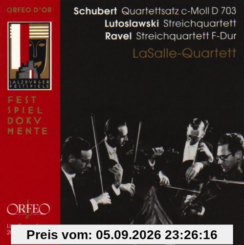 Quartettsatz d 703/Streichquartett B-Dur Op.130/+